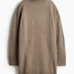 H&M Knit Mock Turtleneck Dress  Size L